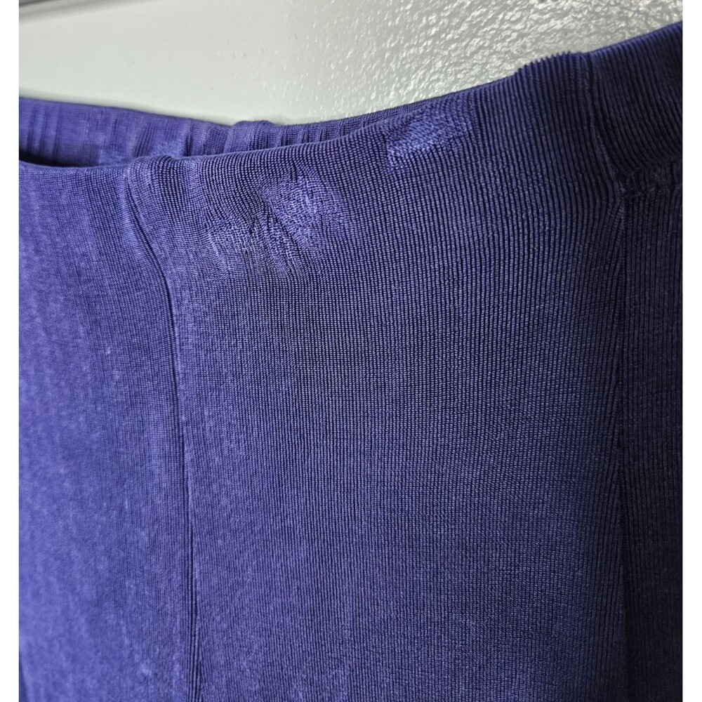 CHICOS Travelers 2 Piece Set Sz 1 Amethyst Jacket Frog Buttons No Tummy Pants - Picture 7 of 9